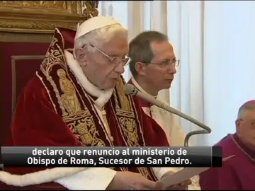 Benedicto XVI renunciaba al pontificado hace cinco años Benedicto XVI renunciaba al pontificado hace cinco años