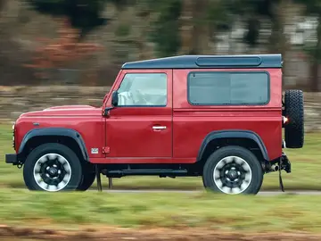 Imagen de un Land Rover Defender Imagen de un Land Rover Defender