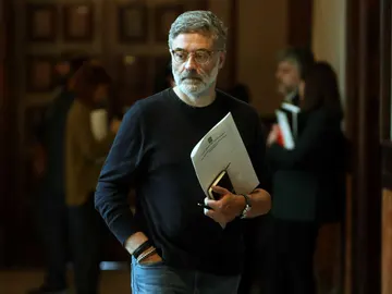 El portavoz parlamentario de la CUP, Carles Riera El portavoz parlamentario de la CUP, Carles Riera