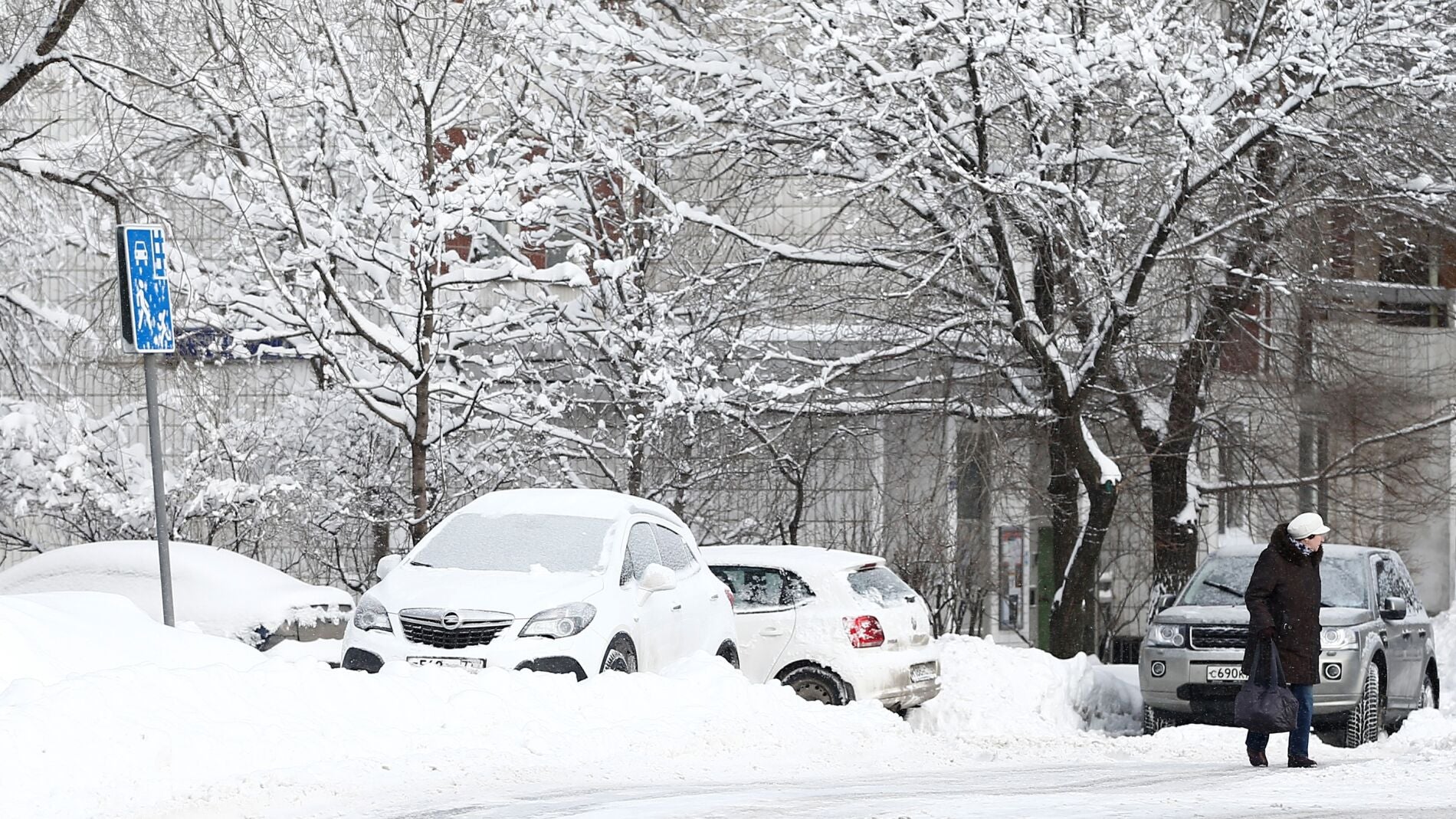 Nieve en Rusia
