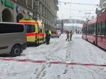 Evacuada la plaza de la estación central de trenes en Berna Evacuada la plaza de la estación central de trenes en Berna