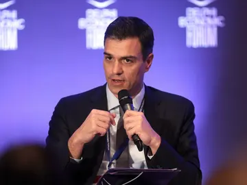 Pedro Sánchez, en una cumbre en Grecia Pedro Sánchez, en una cumbre en Grecia