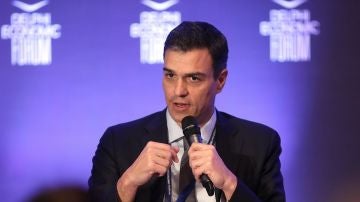 Pedro Sánchez, en una cumbre en Grecia