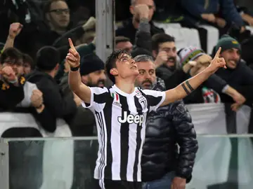 Dybala celebra un gol Dybala celebra un gol