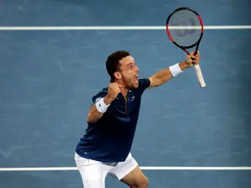 Roberto Bautista, ganador en Dubai Roberto Bautista, ganador en Dubai