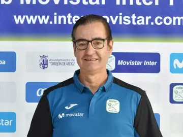 Cecilio Rodríguez, utillero del Movistar Inter Cecilio Rodríguez, utillero del Movistar Inter