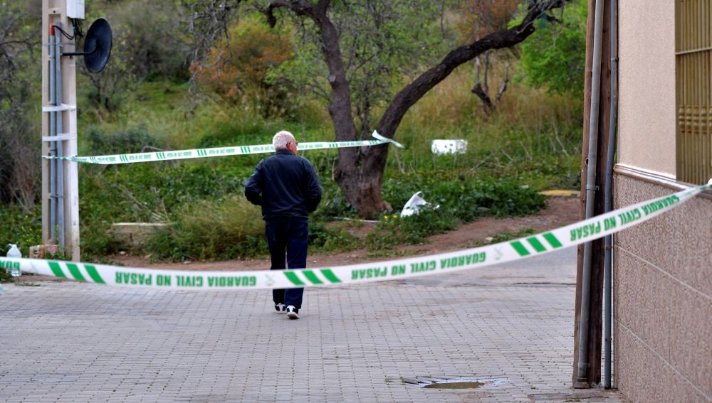 La Guardia Civil ha acordonado la zona donde desapareció Gabriel Cruz