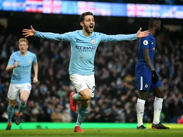 Bernardo Silva celebra un gol con el City Bernardo Silva celebra un gol con el City