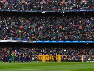 Homenaje del Camp Nou a 'Quini' Homenaje del Camp Nou a 'Quini'