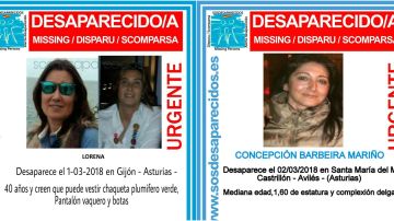 Las dos mujeres desaparecidas