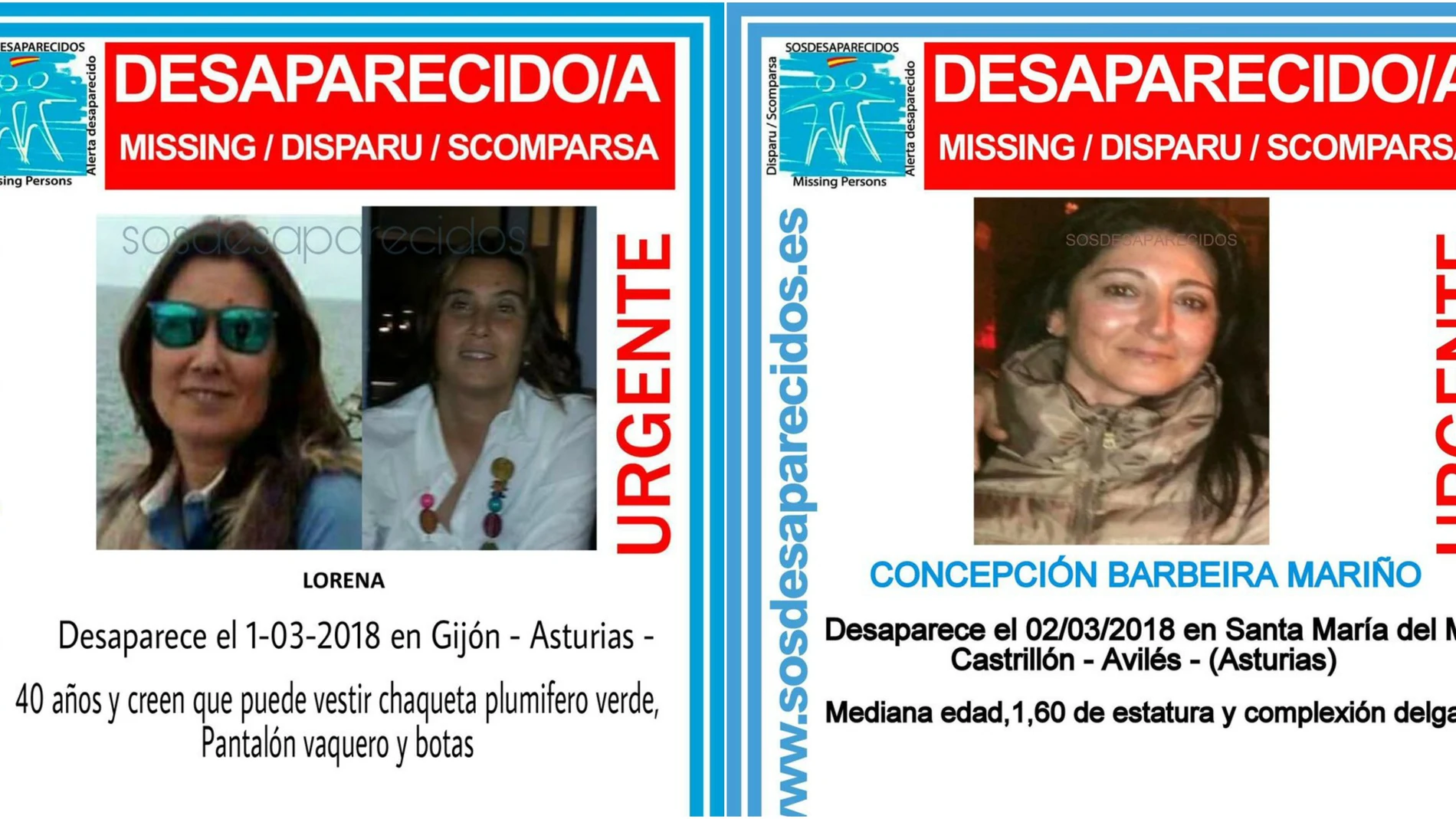 Las dos mujeres desaparecidas Las dos mujeres desaparecidas