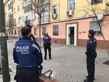 Varios agentes de la Policía Municipal de Madrid Varios agentes de la Policía Municipal de Madrid