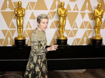 Frances McDormand, ganadora del Oscar a la mejor actriz