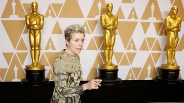 Frances McDormand, ganadora del Oscar a la mejor actriz