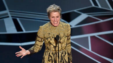 El reivindicativo discurso de Frances McDormand al ganar el Oscar: 