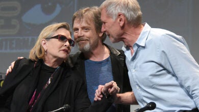 El emotivo homenaje de Harrison Ford a Carrie Fisher en la ceremonia de Mark Hamill del Paseo de la Fama