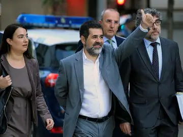 Jordi Sánchez a su llegada a la Audiencia Nacional Jordi Sánchez a su llegada a la Audiencia Nacional