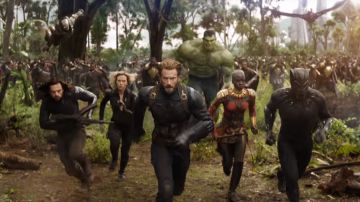 Los Vengadores y el ejército de Wakanda en 'Vengadores: Infinity War'