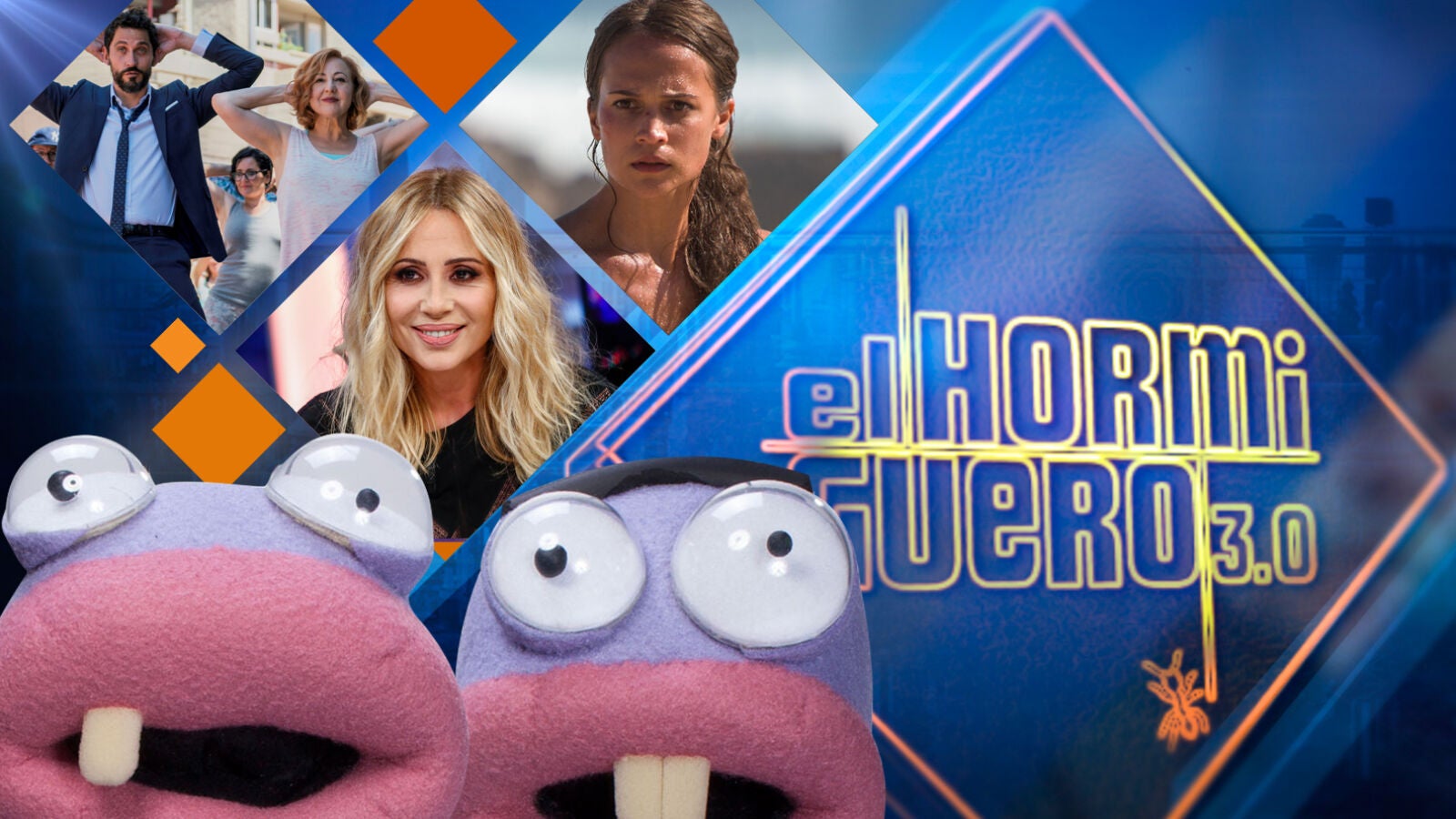 Carmen Machi, Paco León, Marta Sánchez y Alicia Vikander visitarán la próxima semana 'El Hormiguero 3.0'