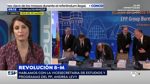 Andrea Levy, vicesecretaria de estudios y programas del PP Andrea Levy, vicesecretaria de estudios y programas del PP