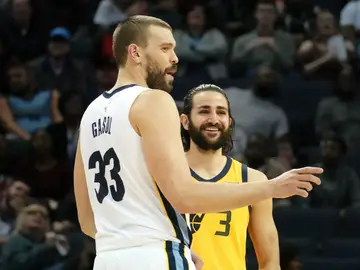 Marc Gasol, junto a Ricky Rubio Marc Gasol, junto a Ricky Rubio
