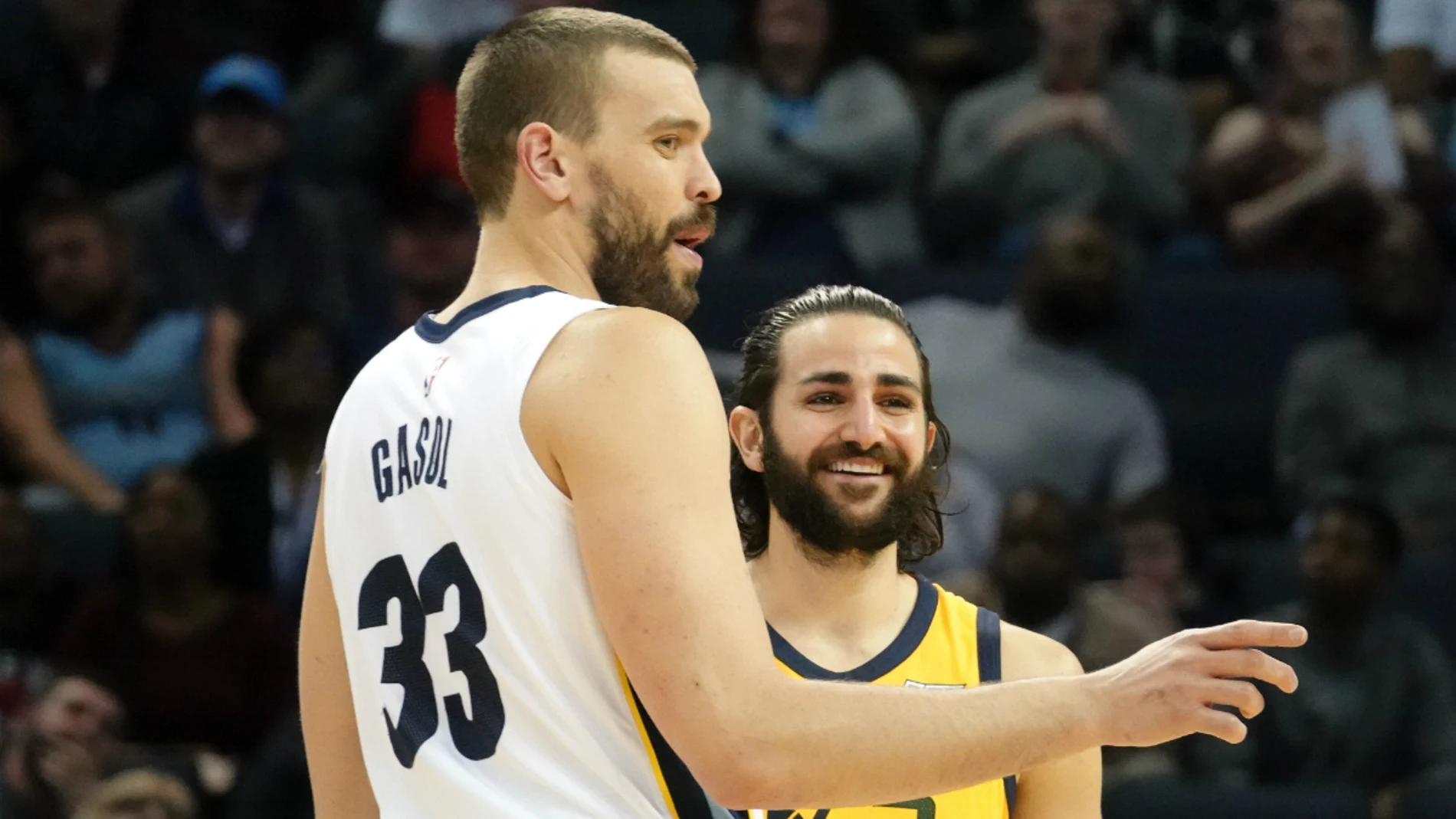 Marc Gasol, junto a Ricky Rubio Marc Gasol, junto a Ricky Rubio