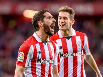 Raúl García celebra un gol con el Athletic Raúl García celebra un gol con el Athletic