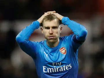 Mertesacker con el Arsenal Mertesacker con el Arsenal