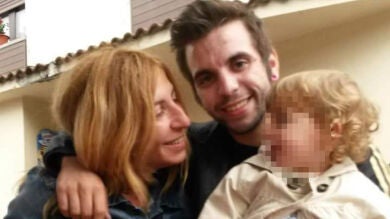La cariñosa despedida del hijo de Paz Fernández: 