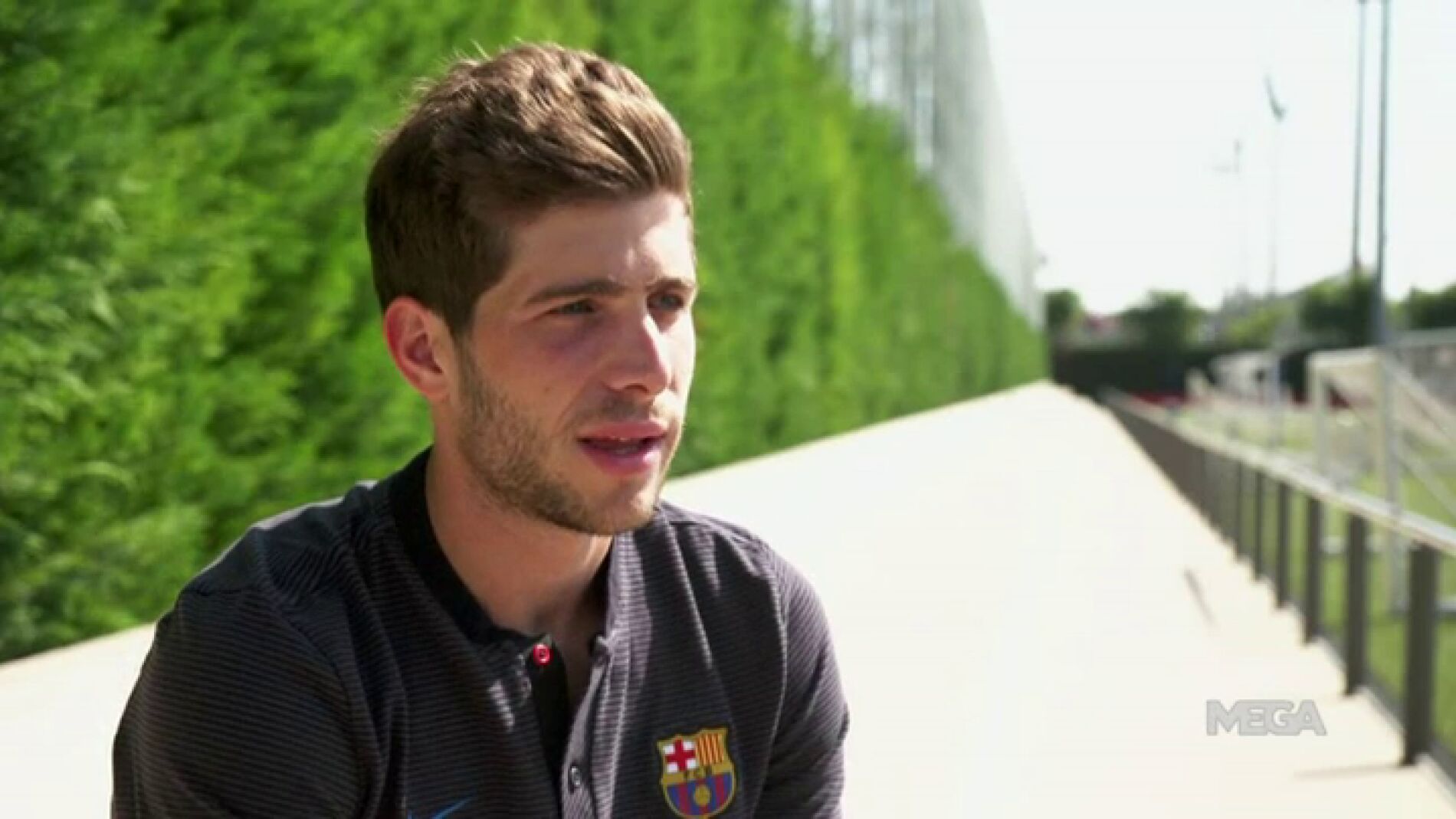 Sergi Roberto: "Salir jugando desde atr&aacute;s es lo que diferencia al Barcelona de otros clubes"