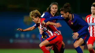 Amanda Sampedro, ante el Barcelona Amanda Sampedro, ante el Barcelona