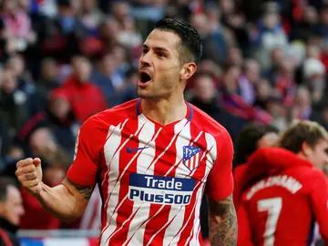 Vitolo celebrando un gol Vitolo celebrando un gol