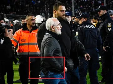 El presidente del PAOK El presidente del PAOK