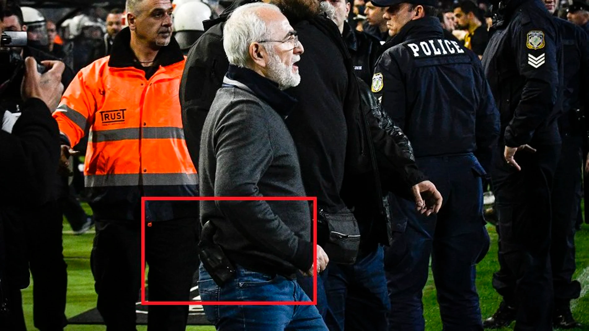 El presidente del PAOK El presidente del PAOK