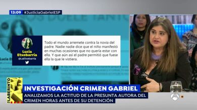 Lucía Etxebarría, sobre el padre de Gabriel: 