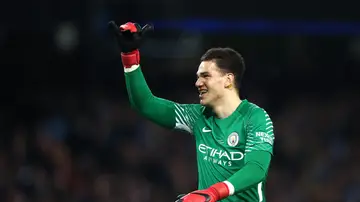 Ederson, portero del Manchester City Ederson, portero del Manchester City