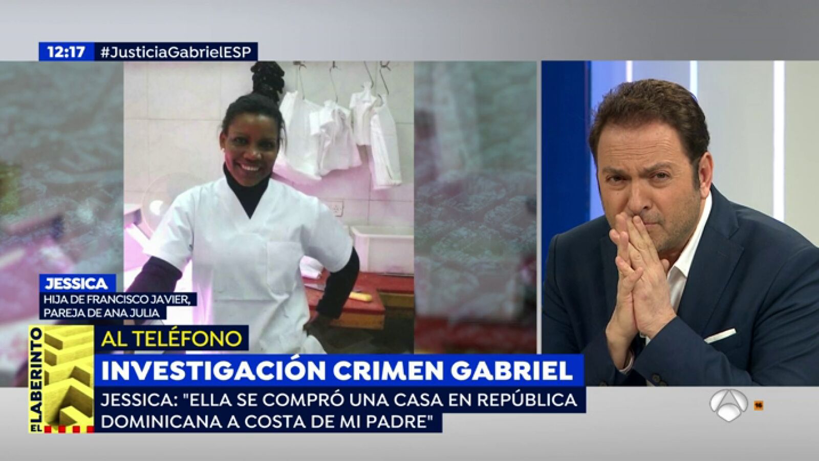 La hija de un exnovio de Ana Julia: 