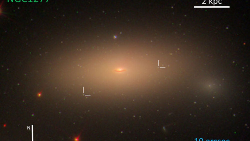 Imagen del estudio realizado por el Instituto de Astrofísica de Canarias