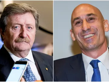 Juan Luis Larrea y Luis Rubiales Juan Luis Larrea y Luis Rubiales