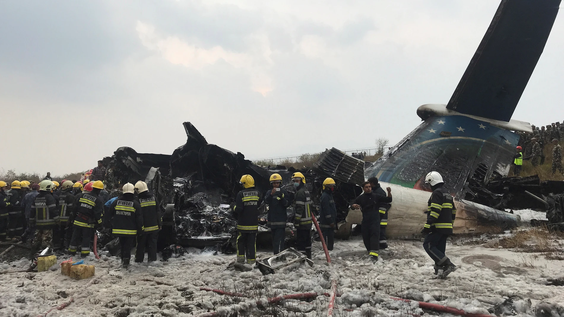 El avión que se ha estrellado en Katmandú El avión que se ha estrellado en Katmandú