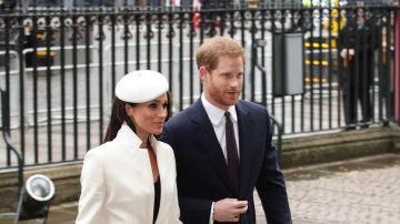 El look que ha escogido Meghan Markle para su primer acto con la Reina