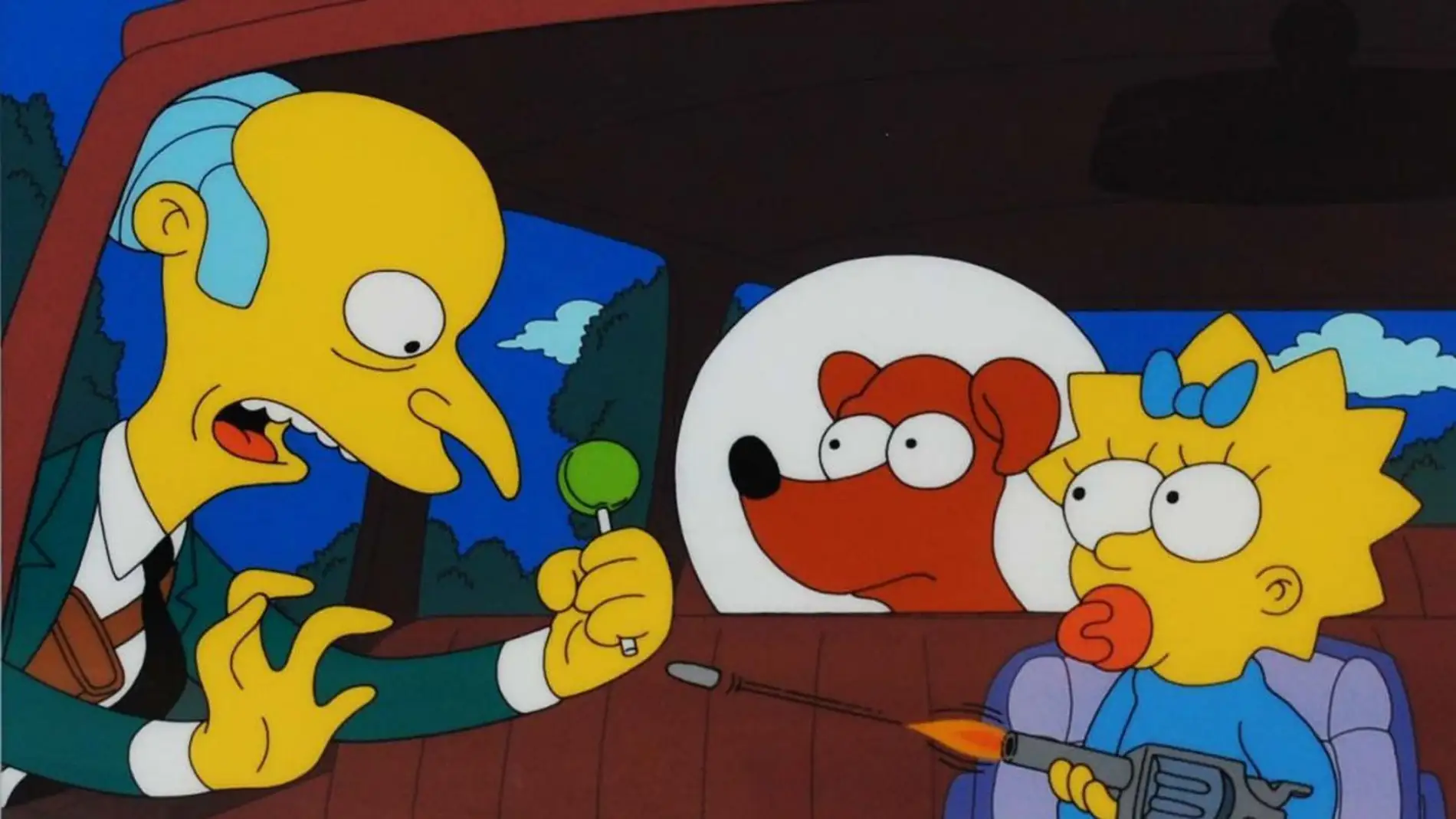 Imágen del episodio "¿Quién mato al señor Burns?" de 'Los Simpson'