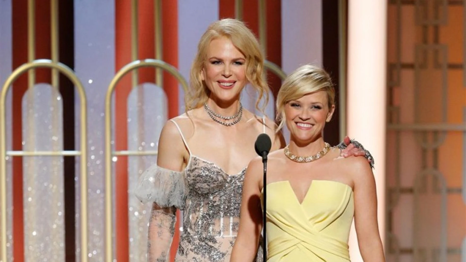 Nicole Kidman y Reese Witherspoon en la fiesta de HBO