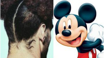 Nuevo 'look' de Fellaini a lo Mickey Mouse