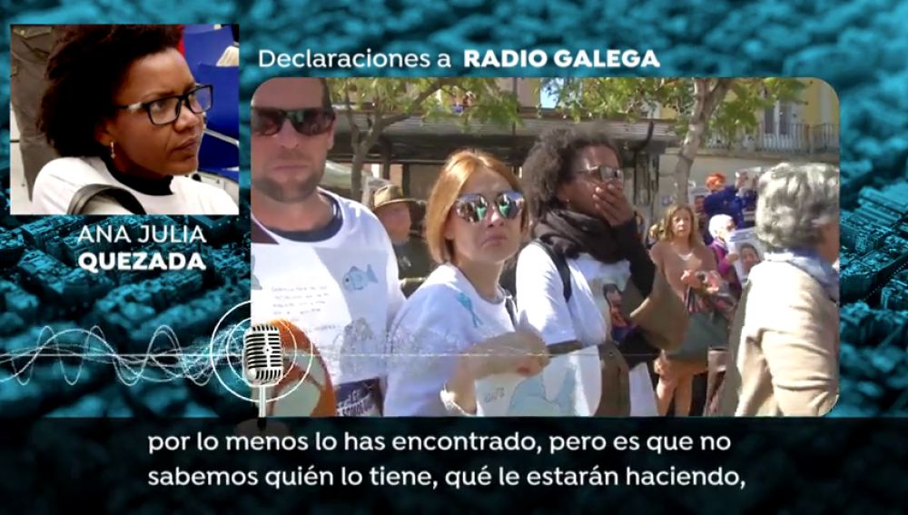 Así de afectada se mostraba Ana Julia Quezada al relatar su declaración de lo sucedido ante una radio