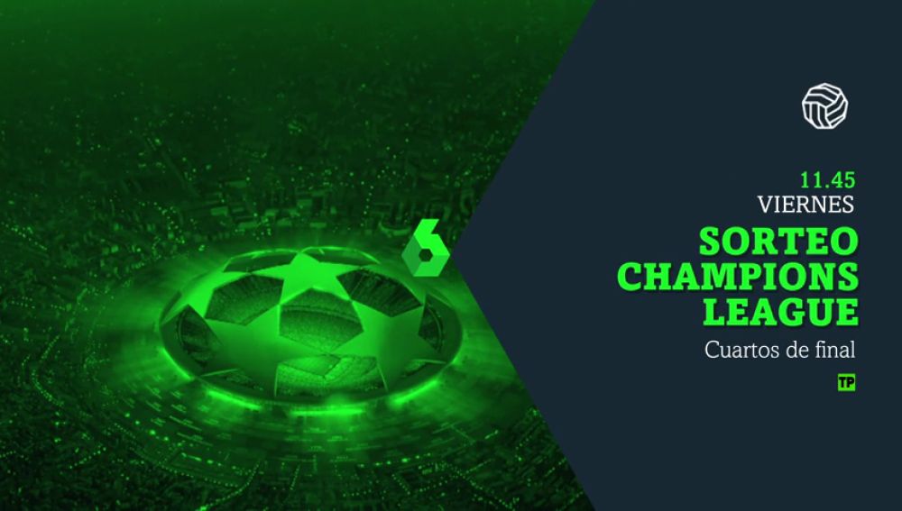 ANTENA 3 TV | Promo sorteo cuartos de final de Champions Total ANTENA 3 TV | Promo sorteo cuartos de final de Champions Total