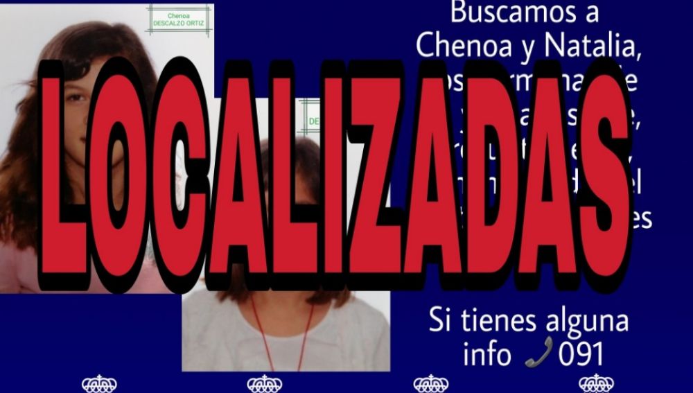 Dos hermanas localizadas