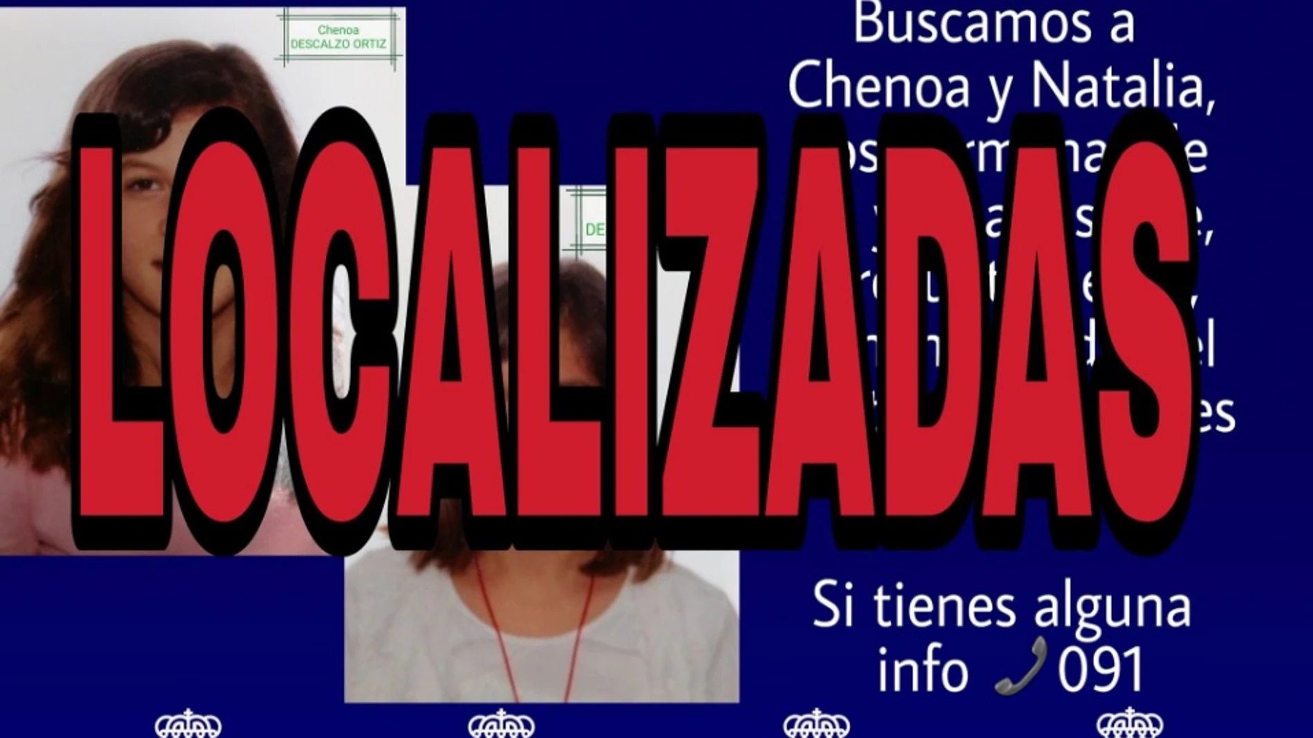 Dos hermanas localizadas Dos hermanas localizadas