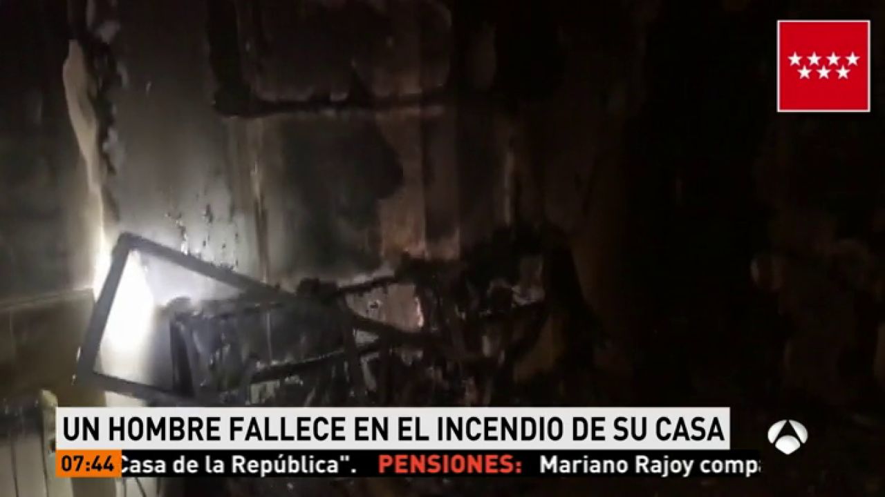 Muere un hombre de 70 años en el incendio de su casa en Titulcia (Madrid)