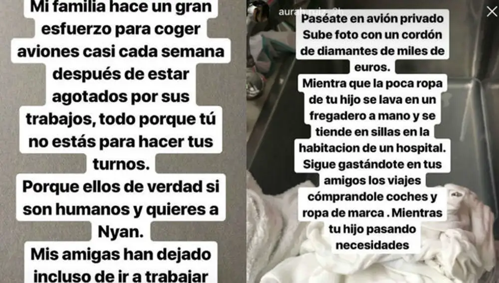 Los duros mensajes de Aurah Ruiz a Jesé Rodríguez 